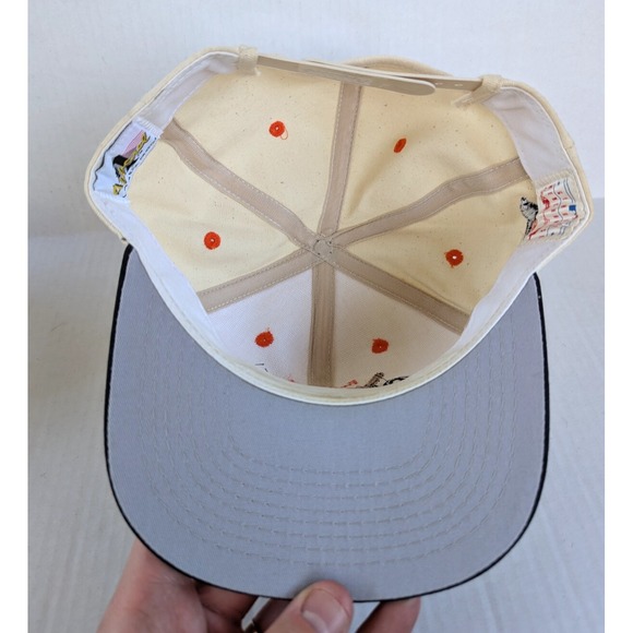 Vintage Baltimore Orioles Hat #1 Apparel New Era Snapback 2 Bat Logo MLB 90s - Picture 7 of 9